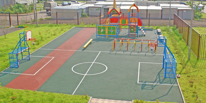 Обустройство спортивной зоны "Спорт для всех"