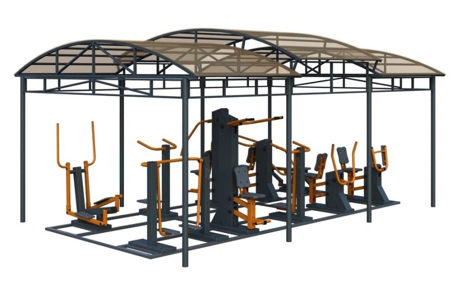 "Благоустройство парковой зоны с. Ерковцы - тренажёрная площадка "Активное долголетие""