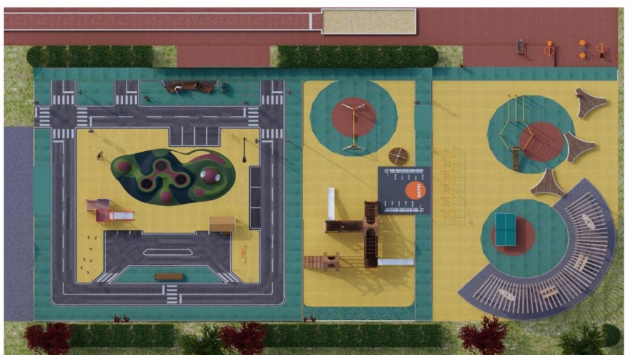 Благоустройство территории стадиона с. Волково Благовещенского муниципального округа