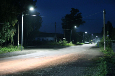 Уличное освещение с. Ядрино Архаринского муниципального округа (установка уличных светильников, кабеля СИП на существующих опорах и сопутствующих материалов для установки светильников)