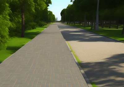 Устройство тротуара из тротуарной плитки с бордюрным камнем в с. Томское ул. Украинская от школы до ул. Ленина (продолжение)